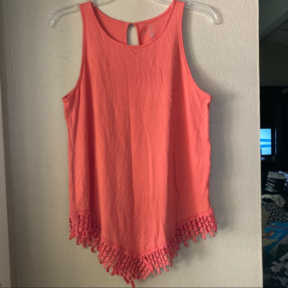 New York & Company Coral Tank